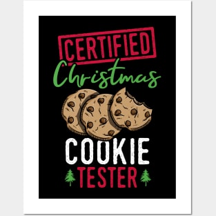 Certified Christmas Cookie Tester Posters and Art